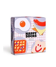 HAPPY SOCKS BREAKFAST Gift set socks 4 pairs blue - Unisex Socks - 7