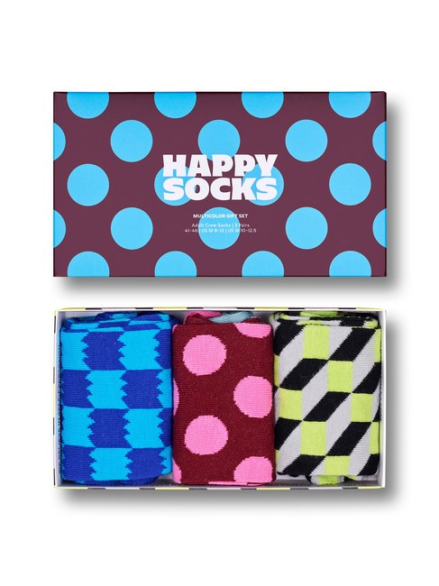 MULTICOLOR Gift set socks 3 pairs navy - Unisex Socks