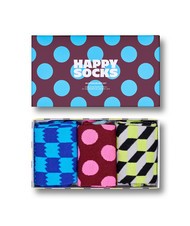 HAPPY SOCKS MULTICOLOR Gift set socks 3 pairs navy - Unisex Socks - 5