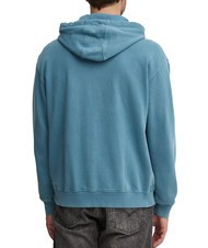 GUESS FINCH TERRY Sweatshirt with pocket and hood wild storm blue mult - Sweatshirts - 2