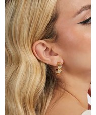 GUESS LOVELY GUESS Semicircle heart earrings - Earrings