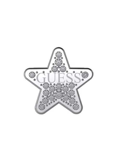 STUDS PARTY Star earrings with crystals SILVER - Earrings