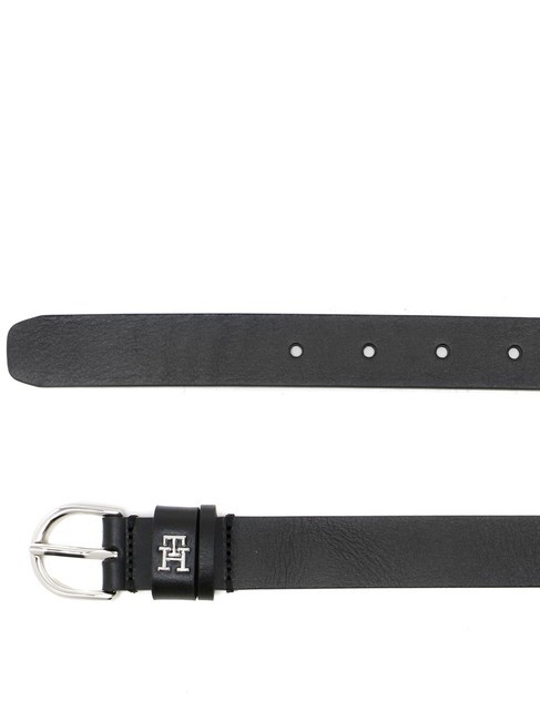 ESSENTIAL EFFORTLESS Leather belt black - Belts