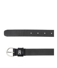 TOMMY HILFIGER ESSENTIAL EFFORTLESS Leather belt black - Belts - 3