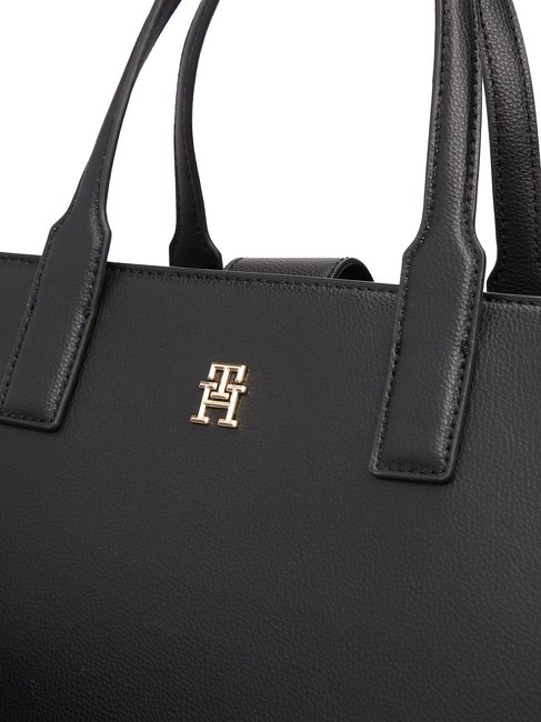 TH SOFT LOGOTAPE Handbag, with shoulder strap black - Women’s Bags