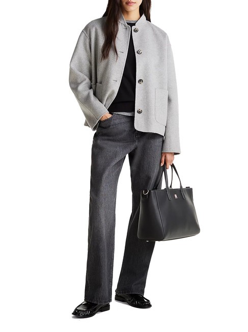 TH SOFT LOGOTAPE Handbag, with shoulder strap black - Women’s Bags