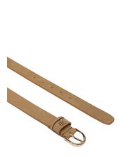 TOMMY HILFIGER ESSENTIAL EFFORTLESS Made in Italy leather belt safari canvas - Belts - 3