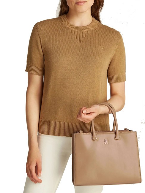 TH ETERNITY M Handbag, with shoulder strap safari canvas - Women’s Bags