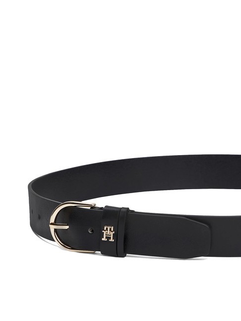 ESSENTIAL EFFORTLESS Leather Belt Made in Italy black - Belts