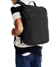 TOMMY HILFIGER TH NYLON Laptop backpack black - Laptop backpacks - 5