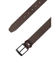 TOMMY HILFIGER ADAN Leather belt Brown - Belts - 3