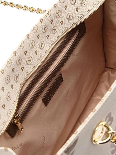 HERITAGE  Shopping bag with all over print ivory - Women&rsquo;s Bags