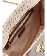 POLLINI HERITAGE  Shopping bag with all over print ivory - Women&rsquo;s Bags - 3