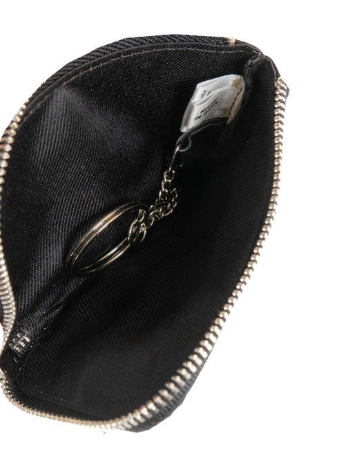 BASIC Leather key pouch with zip black - Key holders