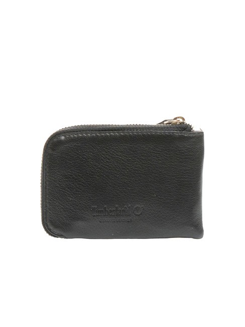 BASIC Leather key pouch with zip black - Key holders