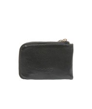 TIMBERLAND BASIC Leather key pouch with zip black - Key holders - 3