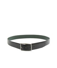 THE BRIDGE BRUNELLESCHI Reversible leather belt malachite/black nickel free - Belts - 3
