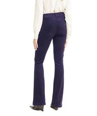 GUESS SEXY FLARE Stretch velvet effect trousers - Women's Pants