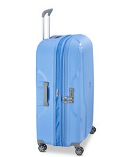 DELSEY CLAVEL MR  Large, expandable trolley china blue - Rigid Trolley Cases - 5