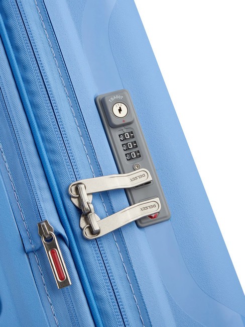CLAVEL MR  Large, expandable trolley china blue - Rigid Trolley Cases