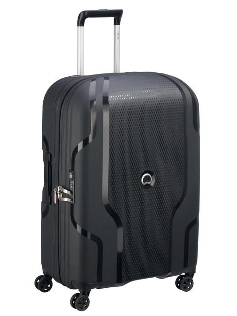 CLAVEL MR  Medium Trolley, Expandable Black - Rigid Trolley Cases