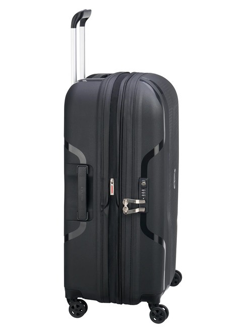CLAVEL MR  Medium Trolley, Expandable Black - Rigid Trolley Cases