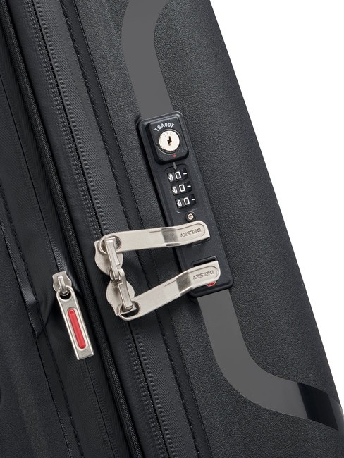 CLAVEL MR  Medium Trolley, Expandable Black - Rigid Trolley Cases