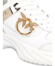 PINKO ARIEL Sneakers with mirror details white - Women&rsquo;s shoes - 6