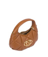 LOVE MOSCHINO GEOMETRIC Shoulder bag with shoulder strap camel - Women’s Bags - 2