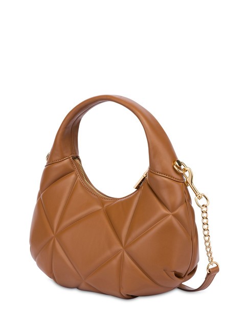 GEOMETRIC Shoulder bag with shoulder strap camel - Women’s Bags