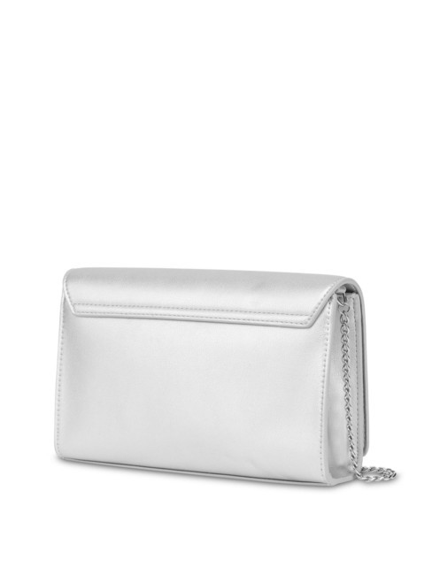 BOLD LOVE Clutch with chain shoulder strap silver - Women&rsquo;s Bags