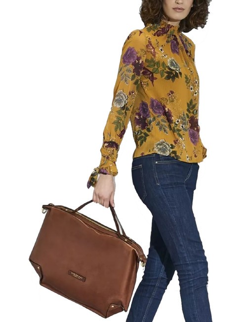 UNICA  Handbag / shoulder bag, leather BROWN - Women’s Bags