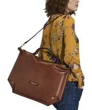 THE BRIDGE UNICA  Handbag / shoulder bag, leather BROWN - Women’s Bags - 6
