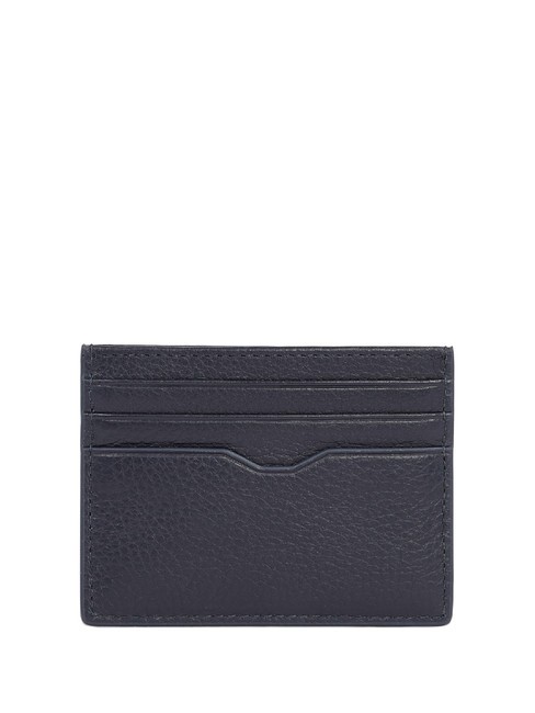 TH CORP Flat leather card holder space blue - Men&rsquo;s Wallets
