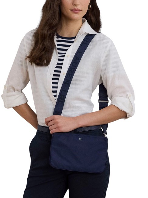 LANDYN Nylon flat shoulder bag navy2 - Women&rsquo;s Bags