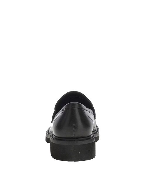 SHUTTLE  Leather moccasins BLACK - Women&rsquo;s shoes