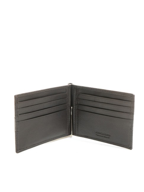 JOHN Leather wallet with clip brown - Men&rsquo;s Wallets
