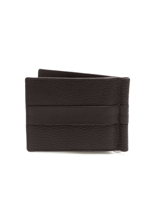 JOHN Leather wallet with clip brown - Men&rsquo;s Wallets