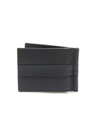 ROCCOBAROCCO JOHN Leather wallet with clip navy - Men’s Wallets - 3