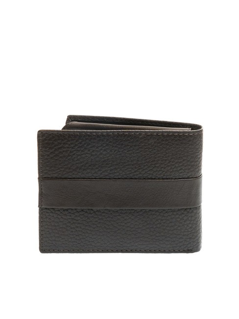 JOHN Leather wallet with flap brown - Men&rsquo;s Wallets