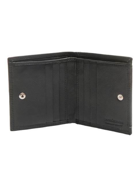ALEX Vertical wallet with pocket black - Men’s Wallets