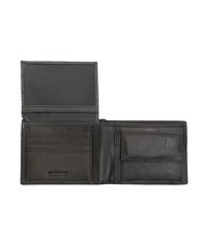 ROCCOBAROCCO ALEX Leather wallet flap and coins black - Men’s Wallets - 2