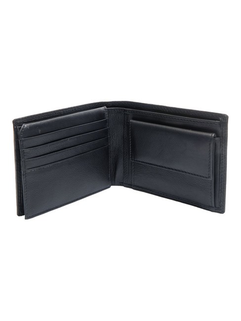 ALEX Leather wallet flap and coins navy - Men&rsquo;s Wallets