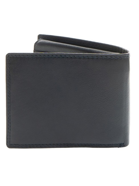 ALEX Leather wallet flap and coins navy - Men&rsquo;s Wallets