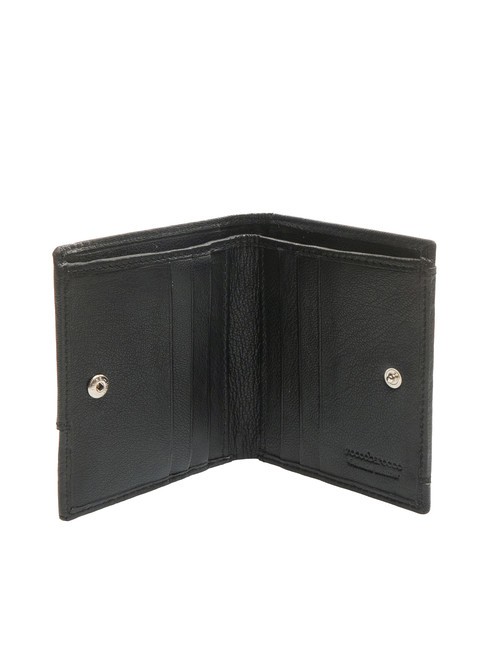 BRYAN Vertical wallet with pocket black - Men’s Wallets
