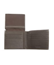 ROCCOBAROCCO STRIPE Leather wallet with flap dark brown - Men&rsquo;s Wallets - 2