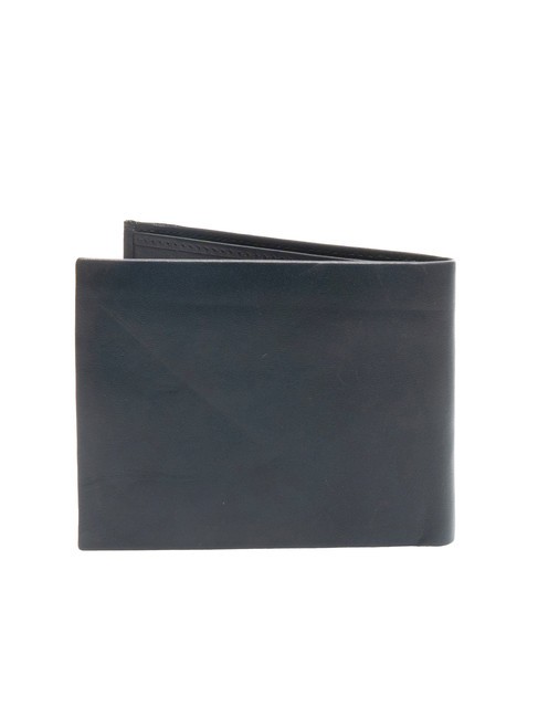STRIPE Leather wallet 8cc blue - Men&rsquo;s Wallets