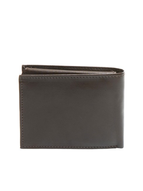 PLAIN Leather wallet 8cc dark brown - Men&rsquo;s Wallets