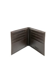 ROCCOBAROCCO PLAIN Leather wallet 8cc dark brown - Men&rsquo;s Wallets - 2