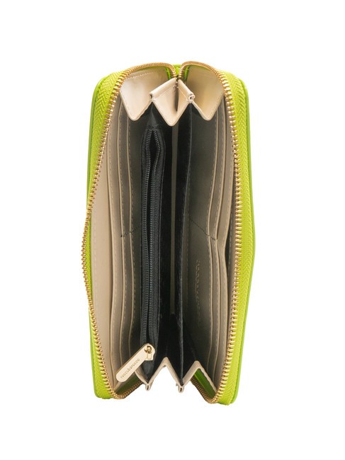GAIA Large zip around wallet green - Women’s Wallets